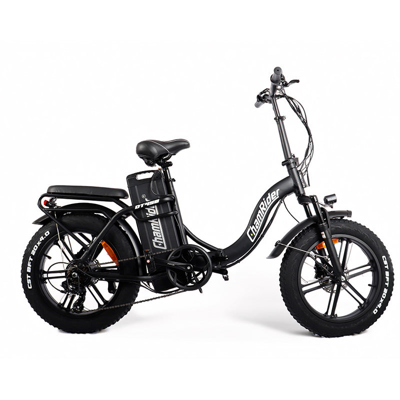 fat tire folding e-bike