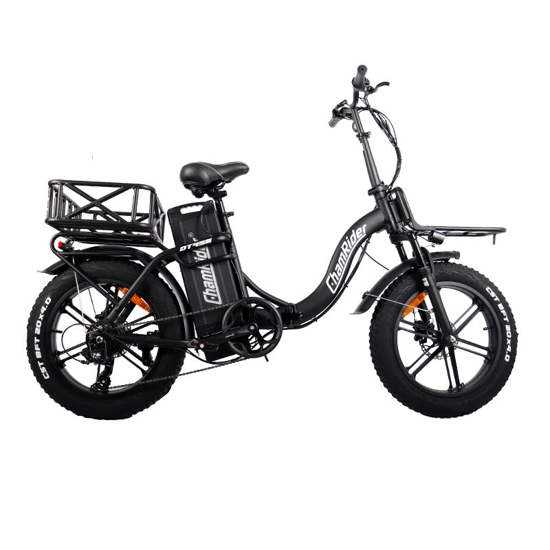 fat tire folding e-bike